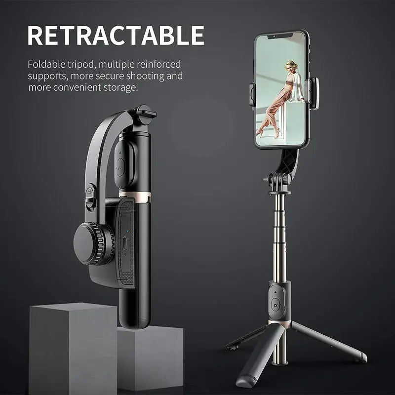 Ultimate Creator Combo – Gimbal Stabilizer + Premium Mic