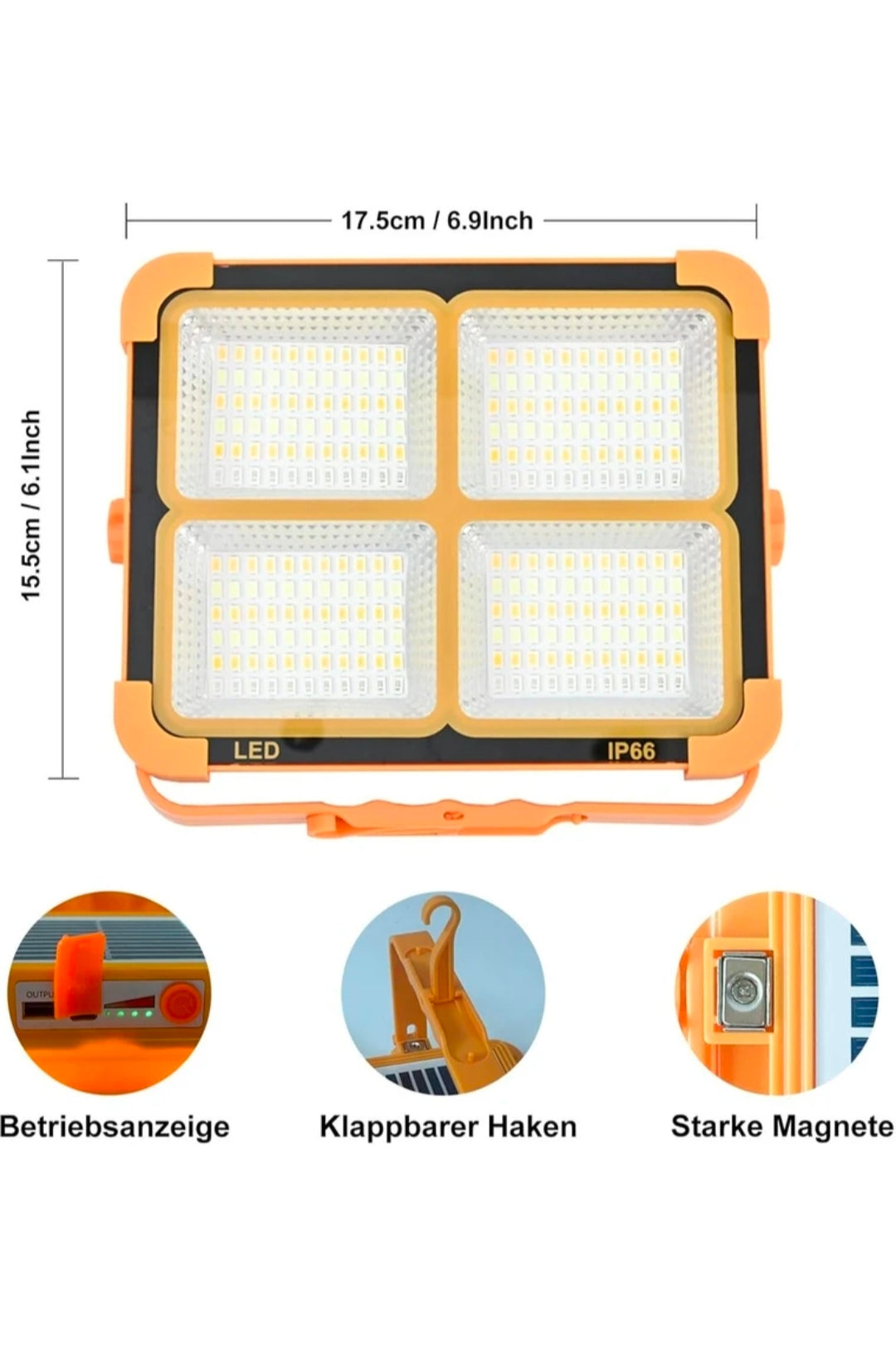 YX 200W Intelligent LED Solar Light – Powerful, Portable & Energy-Efficient Lighting Solution